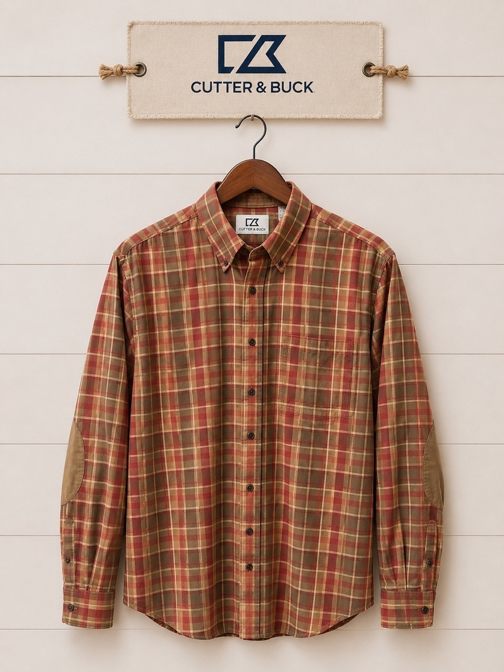 Cutter & buck plaid shirt size 3x